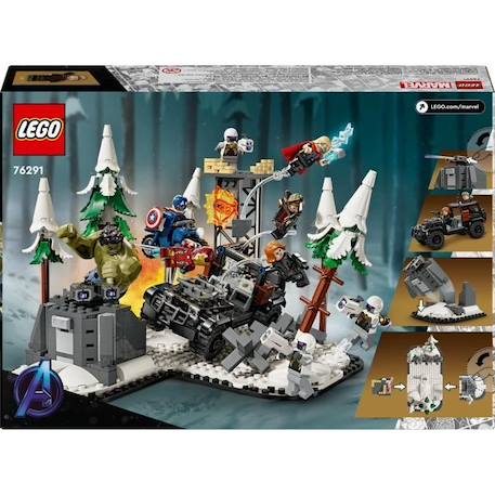 LEGO® Marvel 76291 Avengers Rassemblement : L’ère d’Ultron, minifigurines de super-héros MULTICOLORE 6 - vertbaudet enfant 