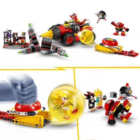 LEGO® Sonic the Hedgehog 76999 Super Sonic contre Egg Drillster, Avec Shadow et Dr. Eggman BLEU 3 - vertbaudet enfant 