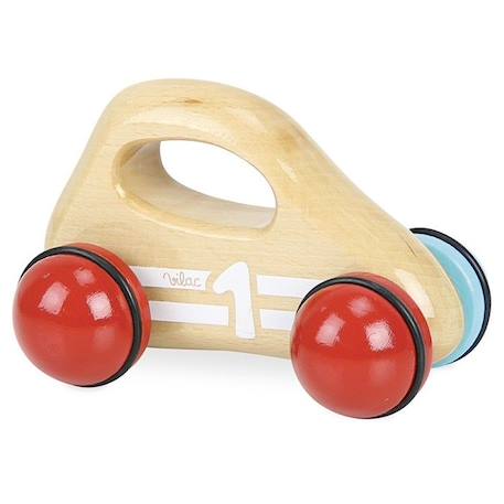 Vilac - Voiture poignée - bois naturel BEIGE 2 - vertbaudet enfant 