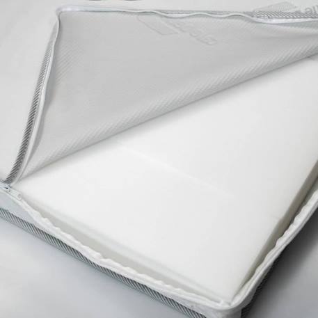 Matelas bébé avec cale bébé amovible Made in France Blanc 60x120 BLANC 4 - vertbaudet enfant 