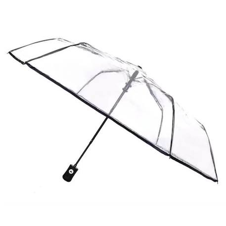 Fille-Accessoires-Autres accessoires-Parapluie Transparent Pliant et Automatique - SMATI - Compact et Léger - Ouverture Automatique - Adulte