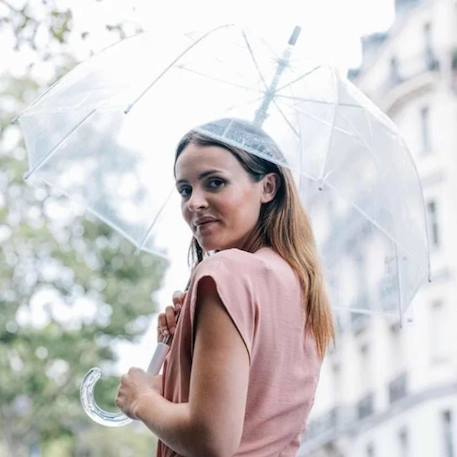 Parapluie - SMATI - Transparent - Automatique - Cloche BLANC 2 - vertbaudet enfant 