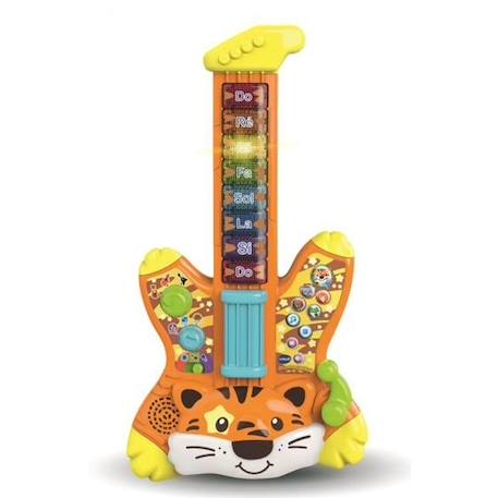 VTECH BABY - Jungle Rock - Guitare Electrique Tigre - Jouet Musical Enfant JAUNE 1 - vertbaudet enfant 