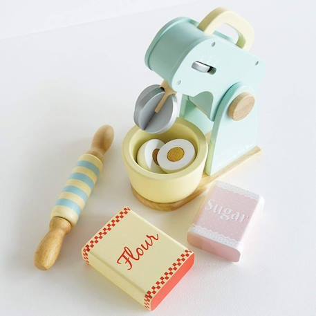 Jeu de cuisine - LE TOY VAN - Honeybake Mixer Set - Enfant - Mixte - 3 ans - Marron - Vert VERT 4 - vertbaudet enfant 