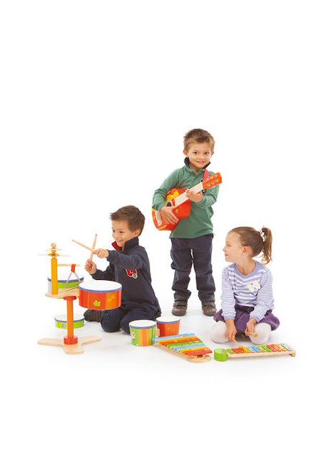 Instrument de musique - SEVI - 81855 - Xylophone - Touches en bois - Sons doux et délicats ROUGE 2 - vertbaudet enfant 