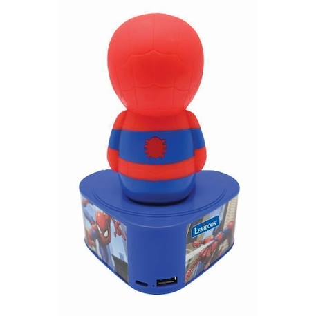 Enceinte Bluetooth avec figurine lumineuse de Spiderman ROUGE 4 - vertbaudet enfant 