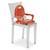 CHICCO Rehausseur Pocket Snack - Poppy red ORANGE 1 - vertbaudet enfant 