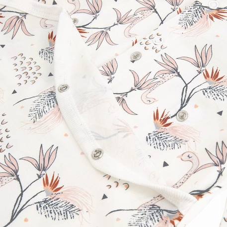 Pyjama bébé Exotic Bird BLANC 4 - vertbaudet enfant 