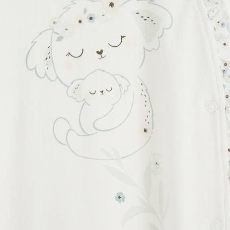 Pyjama bébé ouverture pressionnée Mini Koala BLANC 3 - vertbaudet enfant 