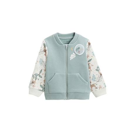 Veste teddy bébé en molleton Alma BLEU 1 - vertbaudet enfant 