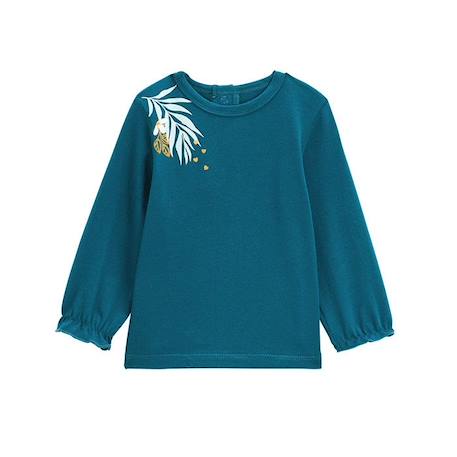 Ensemble salopette bébé en molleton et t-shirt Moana BLANC 4 - vertbaudet enfant 