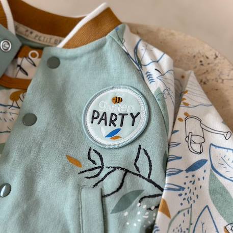 Veste teddy bébé Garden Party VERT 4 - vertbaudet enfant 