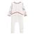 Pyjama bébé en velours Léonie BLANC 2 - vertbaudet enfant 