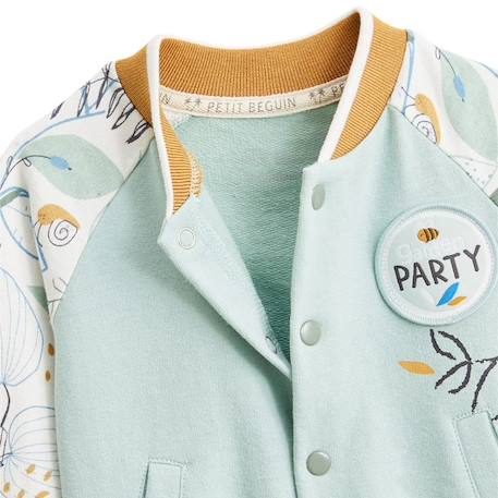 Veste teddy bébé Garden Party VERT 3 - vertbaudet enfant 