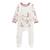 Pyjama bébé en velours Léonie BLANC 1 - vertbaudet enfant 