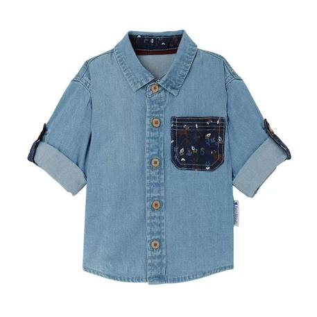 Chemise garçon Groovy BLEU 4 - vertbaudet enfant 