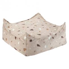 Chambre et rangement-Chambre-Pouf enfant carré terrazzo OTTOTER sand