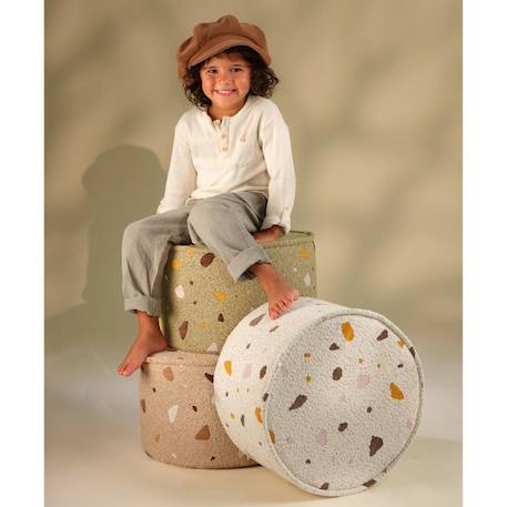 Pouf enfant POUFFETER sand BEIGE 3 - vertbaudet enfant 