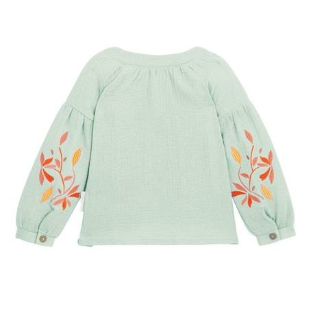 Blouse fille Minaouet VERT 2 - vertbaudet enfant 