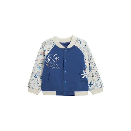 Veste teddy bébé Océan d'amour BLEU 1 - vertbaudet enfant 