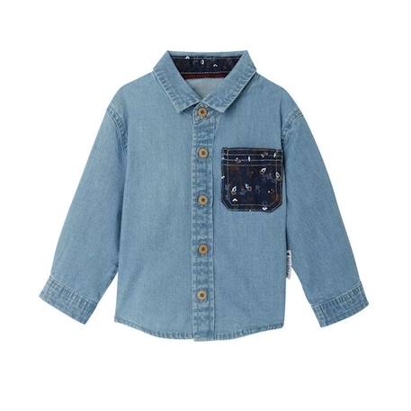 Chemise garçon Groovy BLEU 1 - vertbaudet enfant 