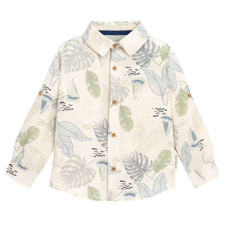 Chemise garçon Biarritz BLANC 1 - vertbaudet enfant 