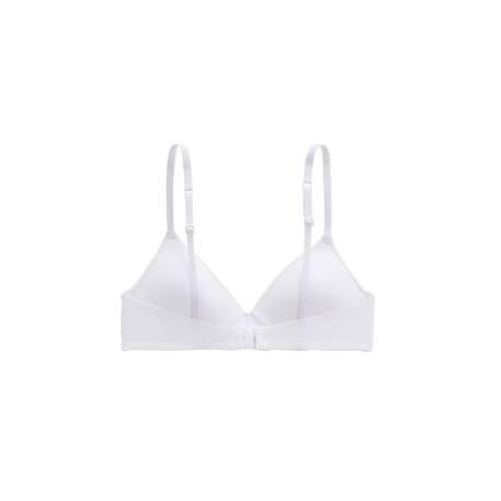 Soutien-gorge triangle à coques sans armatures blanc Veliana BLANC 2 - vertbaudet enfant 