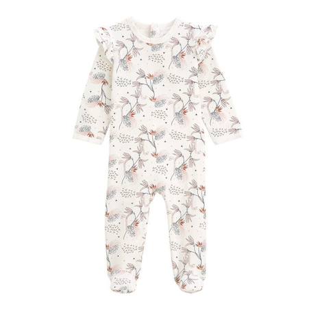 Pyjama bébé Exotic Bird BLANC 1 - vertbaudet enfant 