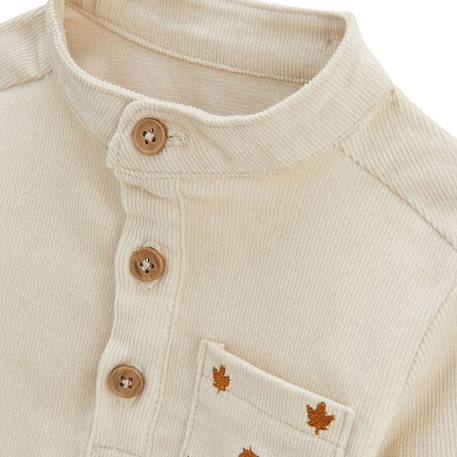 Chemise bébé en velours côtelé Gribouille BEIGE 3 - vertbaudet enfant 