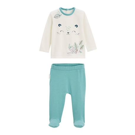 Pyjama bébé 2 pièces Belem BLEU 1 - vertbaudet enfant 