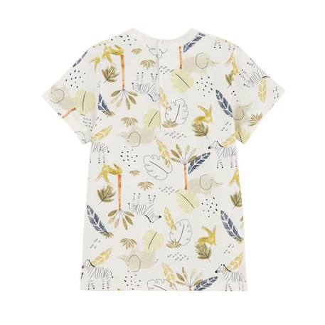 Ensemble salopette bébé en lin et t-shirt Zagora BEIGE 4 - vertbaudet enfant 