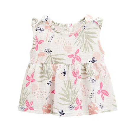 Fille-Blouse enfant en gaze de coton Calipso