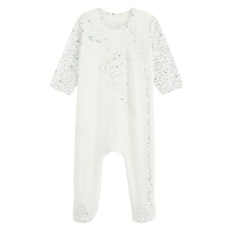 Pyjama bébé ouverture pressionnée Mini Koala BLANC 1 - vertbaudet enfant 