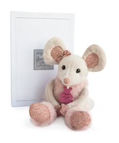 Jouet-Premier âge-Peluche - HISTOIRE D'OURS - Souris étoile - Beige - Fille - 25 cm - Plush