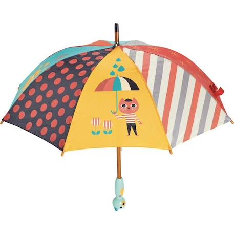 Vilac - Parapluie Ours Ingela VERT 2 - vertbaudet enfant 