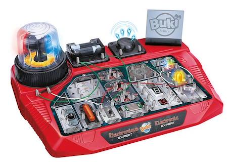 BUKI Jeu de construction Electronique Expert- + 8 ans ROUGE 2 - vertbaudet enfant 