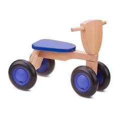 Jouet-Jeux de plein air-Tricycles, draisiennes et trottinettes-Tricycles-Tricycle en bois de hêtre NEW CLASSIC TOYS - Road Star - Bleu