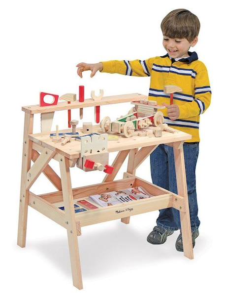 Établi De Projets En Bois - MELISSA & DOUG - Garçon et Fille - A partir de 3 ans BEIGE 2 - vertbaudet enfant 