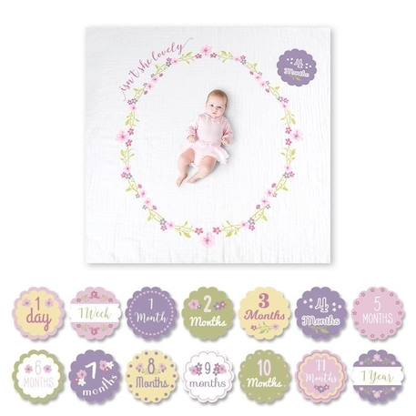 Lulujo - Coffret ma première année - Isn't she lovely - ELEMENTS FOR KIDS BLANC 1 - vertbaudet enfant 