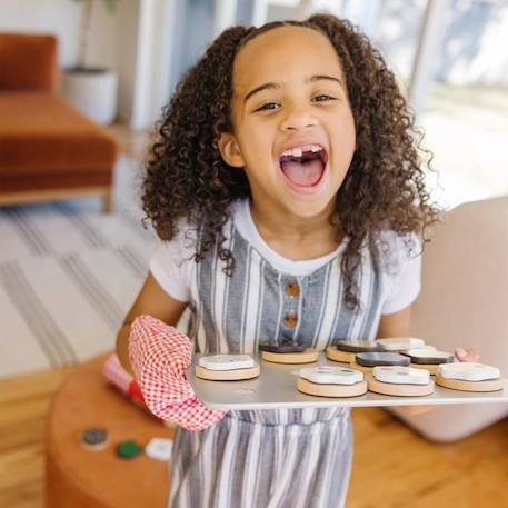 Jeu en bois pour trancher et faire cuire des biscuits - MELISSA & DOUG - Mixte - A partir de 3 ans BEIGE 2 - vertbaudet enfant 