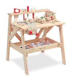 Jouet-Jeux d'imitation-Établi De Projets En Bois - MELISSA & DOUG - Garçon et Fille - A partir de 3 ans