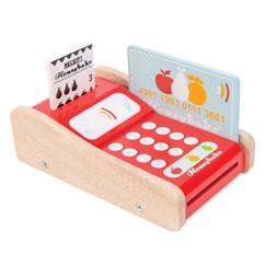 Jouet-Machine à carte bancaire en bois - LE TOY VAN - Honeybake - Enfant - Mixte - Rouge - 3 ans