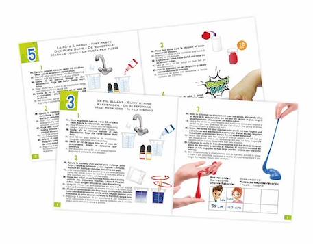 Mini laboratoire slime - BUKI FRANCE - 6 activités - Dès 8 ans VERT 5 - vertbaudet enfant 