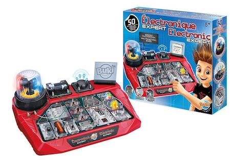 BUKI Jeu de construction Electronique Expert- + 8 ans ROUGE 4 - vertbaudet enfant 