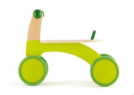 Tricycle bois sans pédale - HAPE - Draisienne à 4 roues - Vert - Mixte - A partir de 12 mois VERT 2 - vertbaudet enfant 