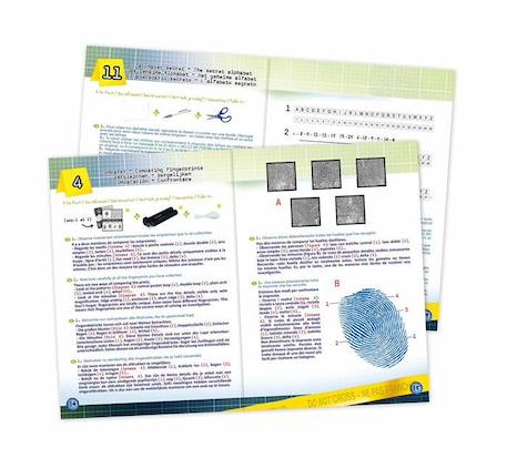 Expérience scientifique - BUKI FRANCE - Les empreintes digitales - Physique-chimie - Intérieur - 8 ans et plus JAUNE 5 - vertbaudet enfant 