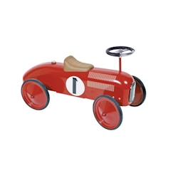 Jouet-Jeux de plein air-Porteur voiture - GOKI - Numéro 1 - Rouge - Métal et plastique - A partir de 1 an