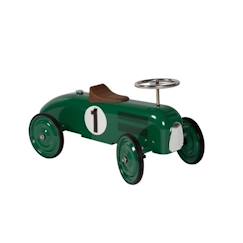 Jouet-Porteur Voiture Numéro 1 Vert - GOKI - Jouet pour Bébé - Poids jusqu'à 25 kg