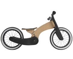 Jouet-Jeux de plein air-Tricycles, draisiennes et trottinettes-Draisiennes-Draisienne en bois - WISHBONE - Cruise - Pour enfant de 18 mois à 5 ans - Noir et beige