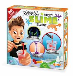 Jouet-Activités artistiques et musicales-Loisirs créatifs-BUKI Méga kit de slime - BUKI FRANCE - Coffret slime pour créer des mélanges gluants sans danger - 15 activités